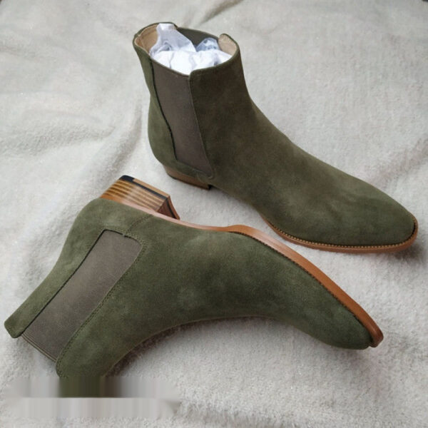 Men's FallWinter All-match Buckskin Martin Boots - Image 6