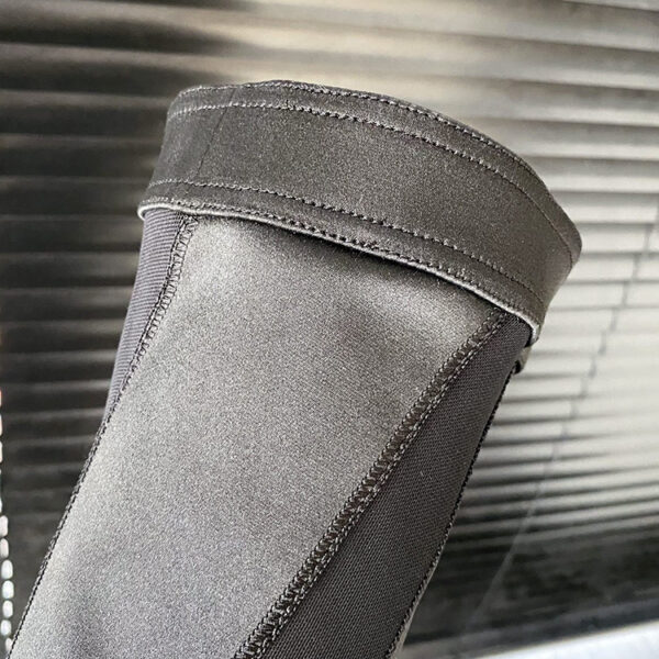 Pointed High Heel Elastic Thread Stitching Mesh Long Tube Over The Knee Boots - Image 3