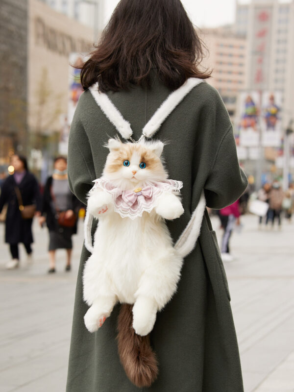 Cute Fashion Girls' Plush Ragdoll Backpack Doll - Image 10