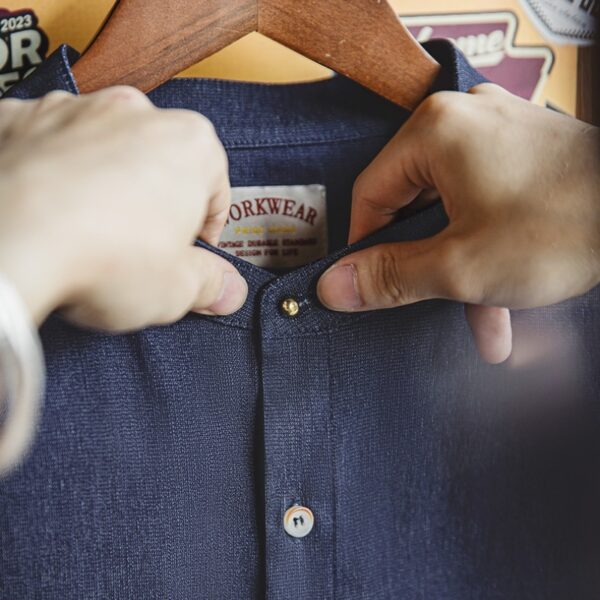 Retro Crew Neck Casual Long Sleeve Shirt Coat Men's Autumn - Image 3