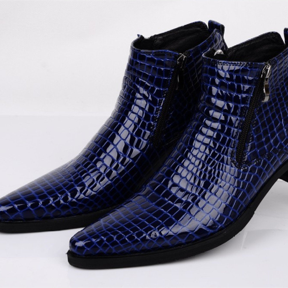 New Men’s Formal Leather Shoes Work Boots