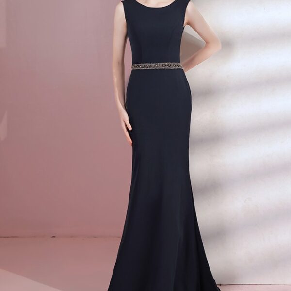 New Banquet Temperament Upscale Celebrity Gas Field Queen Fishtail Shawl Trailing Long Section - Image 3