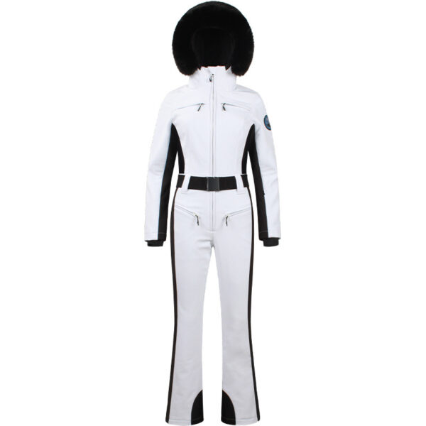 One-piece Ski Suit Female Professional Double-board Thickened Warm - Image 4