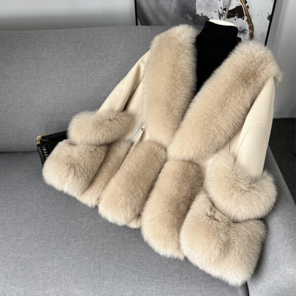 Women's Fur Coat A Young Down Jacket Thickened To Keep Warm - Image 2