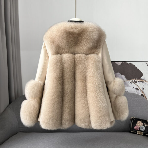 Women's Fur Coat A Young Down Jacket Thickened To Keep Warm - Image 3