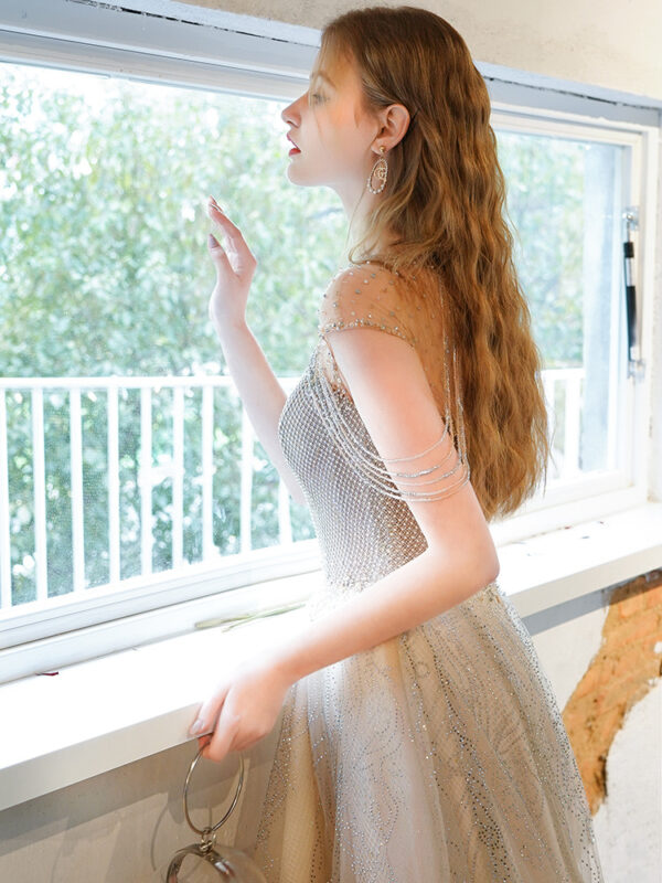 Women's High-end Heavy Industry Evening Dress Temperament - Image 5