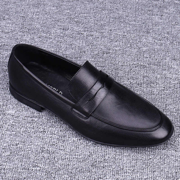 Men's First Layer Cowhide Soft Bottom Leather Shoes - Image 3