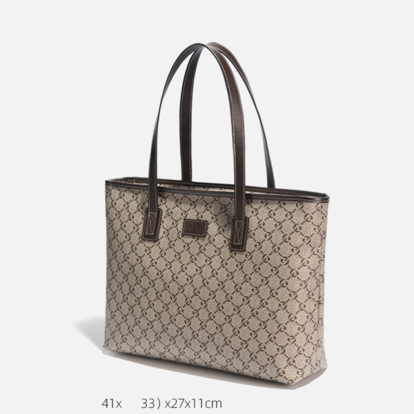 Women's Large Capacity Genuine Leather Tote Bag - Image 8