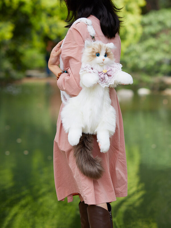 Cute Fashion Girls' Plush Ragdoll Backpack Doll - Image 5
