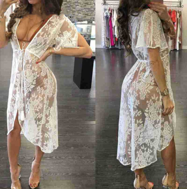 Bikini Cover Up Swimwear Women  Cover-up Bikini Swimsuit - Image 5