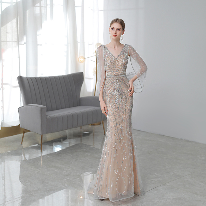 Women’s High-end Fishtail Evening Dress