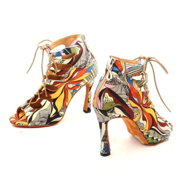 Ladies High Heel Latin Dance Shoes - Image 2