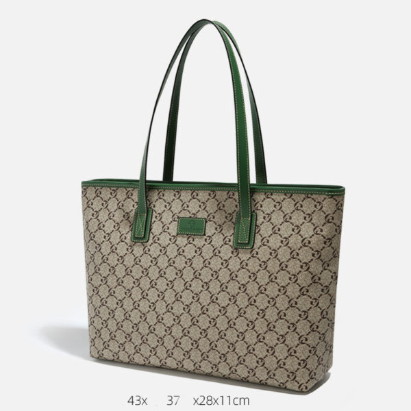 Women's Large Capacity Genuine Leather Tote Bag - Image 6