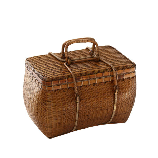 Handmade Bamboo Tea Ceremony Tea Person Carrying Bag Portable - Image 5