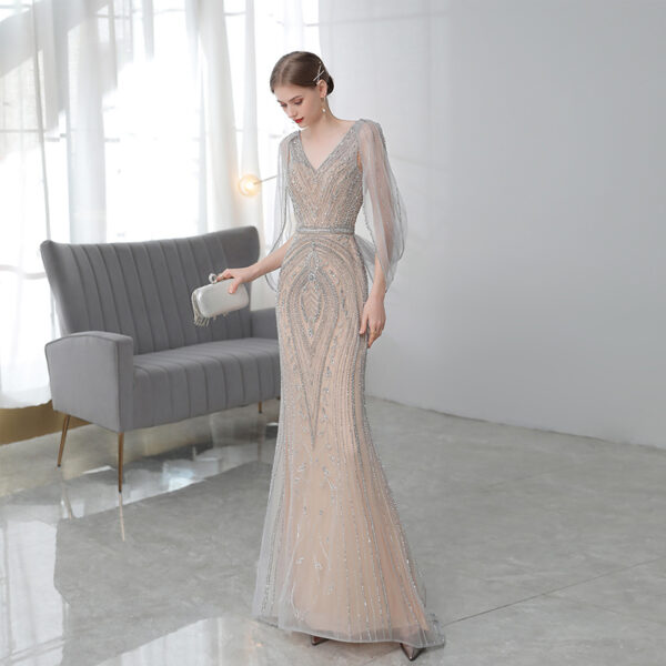 Women's High-end Fishtail Evening Dress - Image 5