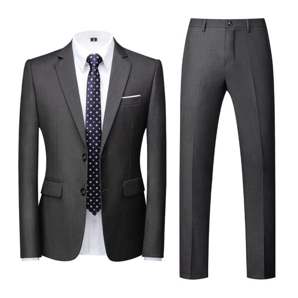 Two-piece Suit With Two Buttons For Wedding - Image 10