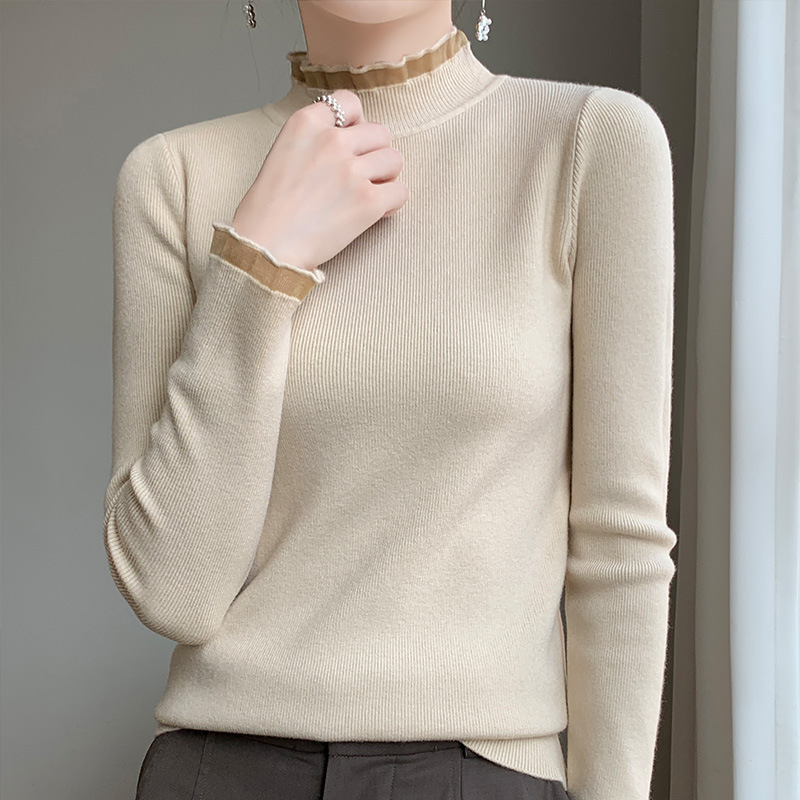 Women’s Half Turtleneck Sweater Inner Wear Sweater