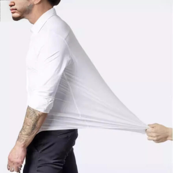 Men's Sports And Leisure Long Sleeve Lapel Shirt - Image 5