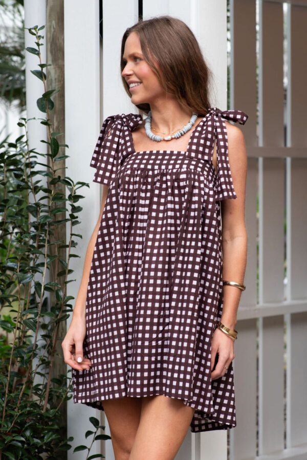Women's French Style Vintage Floral Printed Loose Casual Strap Dress - Image 4