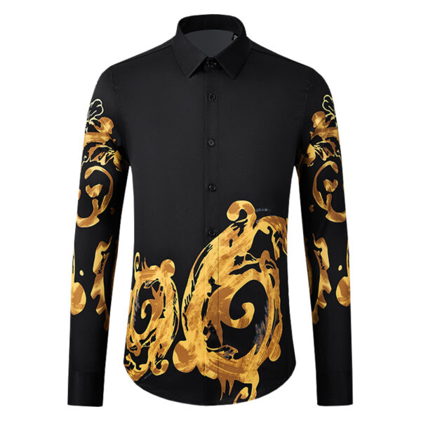 Business Casual Anti-wrinkle Non-ironing Slim-fit Long-sleeved Shirt - Image 4