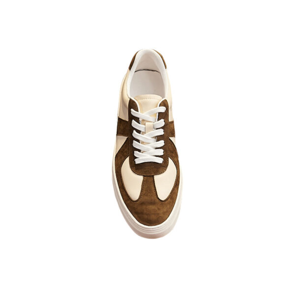 Retro Color Matching Couple Casual Flat Skateboard Shoes - Image 6