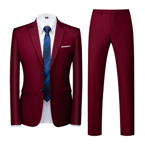 Two-piece Suit With Two Buttons For Wedding - Image 7