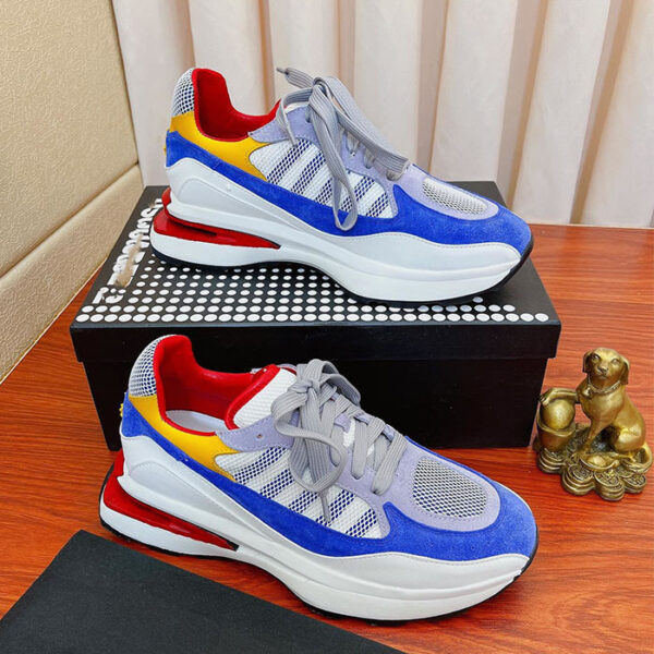 Thick Bottom Increased Colorblock Daddy Shoes Mesh Breathable - Image 2