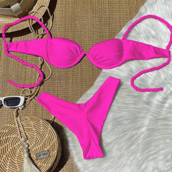 Woven Strap Seaside Swimwear Women - Image 3
