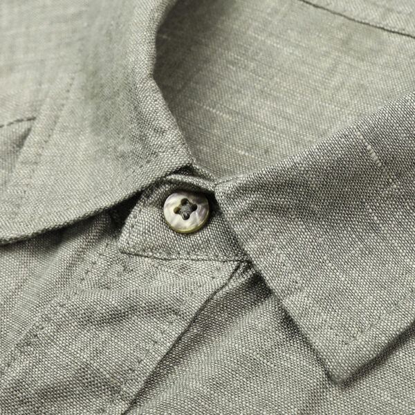 Pure Linen Cardigan Coat Spring And Summer Men's New Long Sleeve - Image 3
