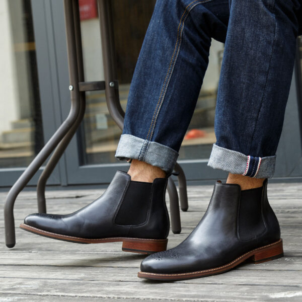 Leather Casual Short Boots Martin Leather - Image 2