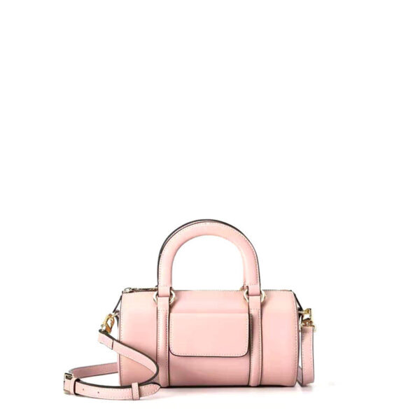Leather Bucket Bag Street Fashion Medium Hard - Image 4