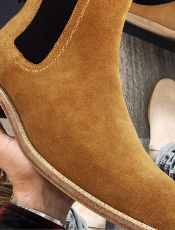 Handmade Boots Men's Genuine Leather Retro - Image 6