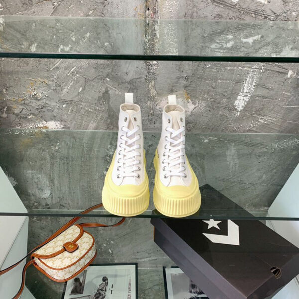 Women's Low-top Strappy Platform Platform Casual High-top Canvas Shoes - Image 10