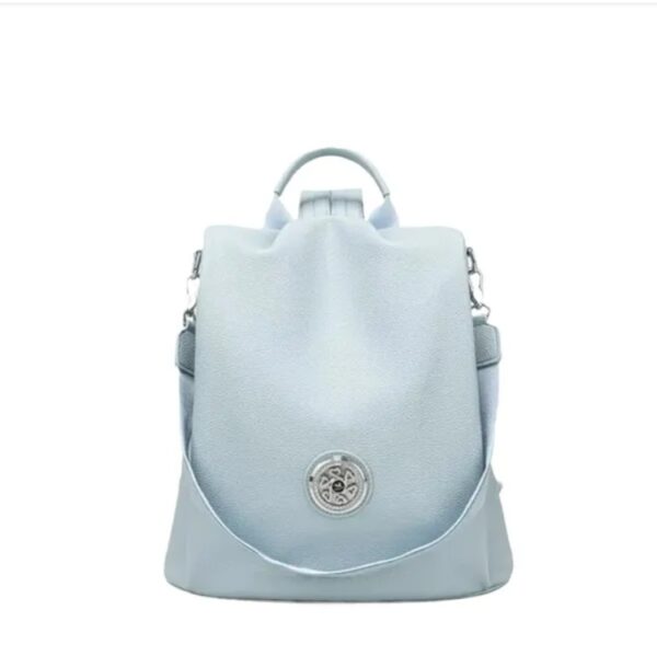 The New Seasonal Series Of Shoulder Bags Haze Blue New Fashion Leisure Ladies Backpack Large Capacity - Image 9