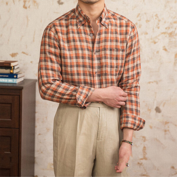 Linen Leisure Young Long Sleeve Shirt - Image 3