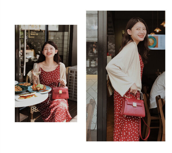 New Leather Niche Design Hand-held One-shoulder Messenger Bag - Image 4