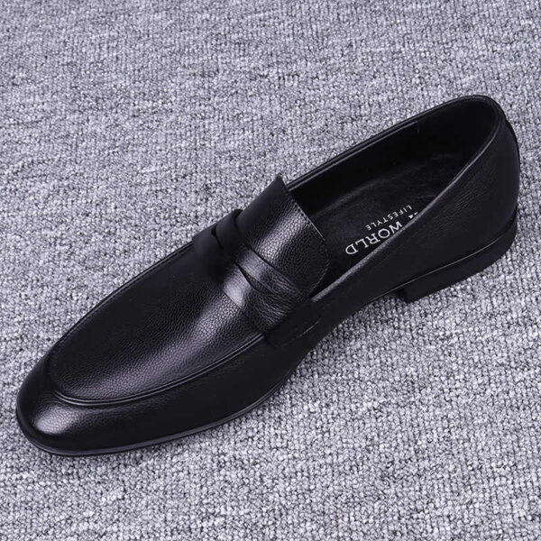 Men's First Layer Cowhide Soft Bottom Leather Shoes - Image 4