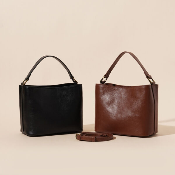 Cowhide Leather Vintage Casual All-matching Women's Shoulder Handbag - Image 3