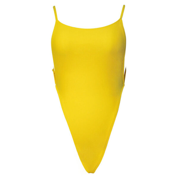 Sexy High Cut One Piece Swimsuit Thong Swimwear Women Trikini - Image 4