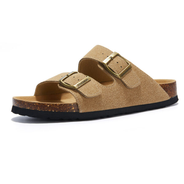 Flat Non-slip Cork Slippers For Men And Women - Image 9