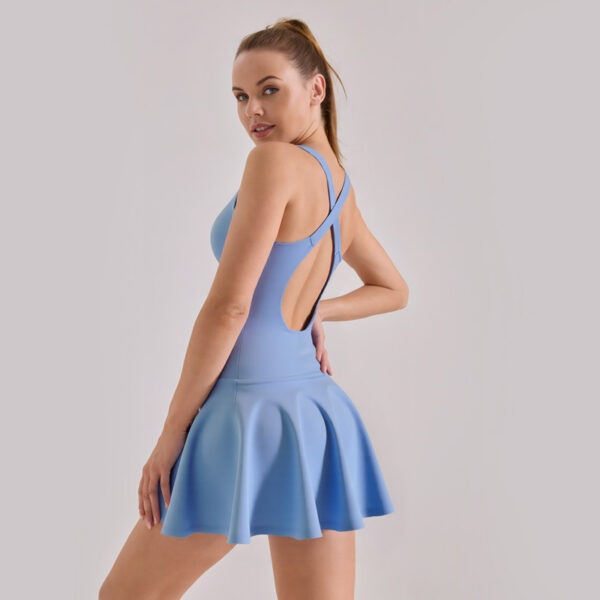 High-stretch Dresses, New Summer Nude Anti-walking Sports Dresses - Image 7