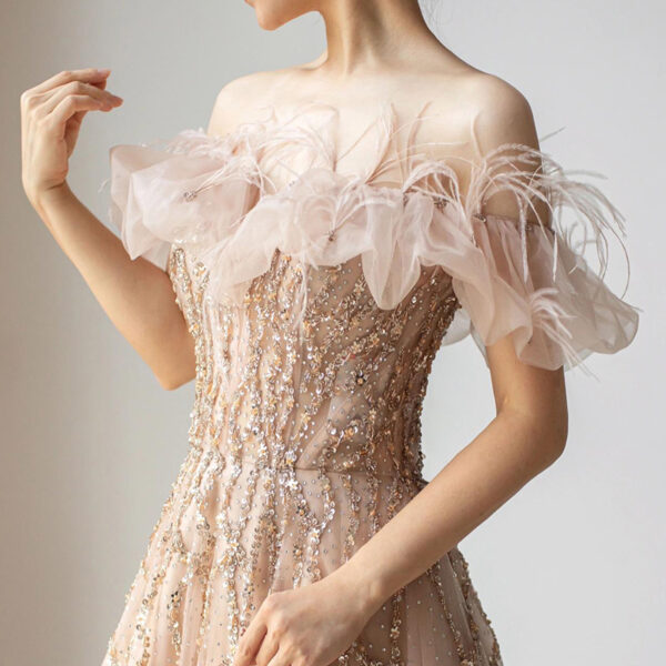 Fashion Bride Evening Dress Summer Girl - Image 3