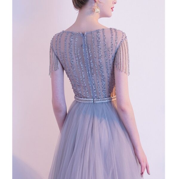 Heavy Banquet Luxury Temperament Celebrity Long Paragraph Fairy Gas Floating Yarn High Definition Party - Image 4