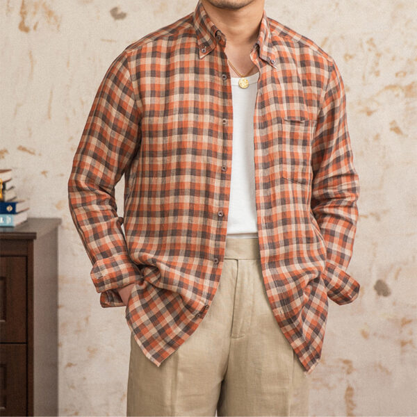 Linen Leisure Young Long Sleeve Shirt - Image 2