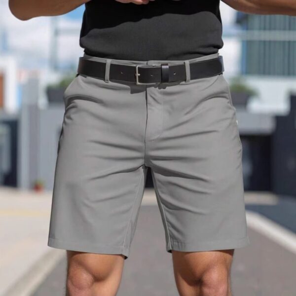 Men's Solid Color Shorts Men's Business Sports Fifth Pants - Image 7