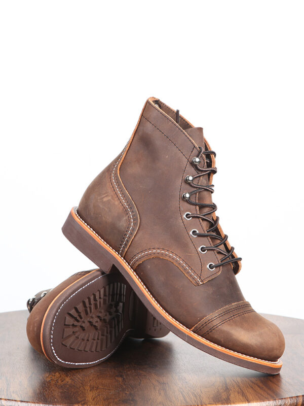 Paratrooper Boots Crazy Horse Leather High-top Outdoor Leisure - Image 6