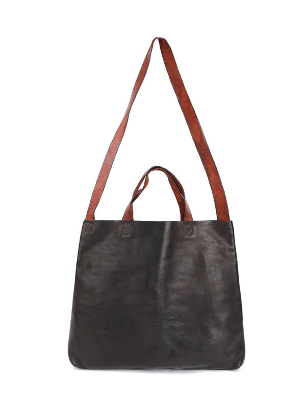 Women's Retro Leather Large Capacity Multi-functional Shoulder Bag - Image 2
