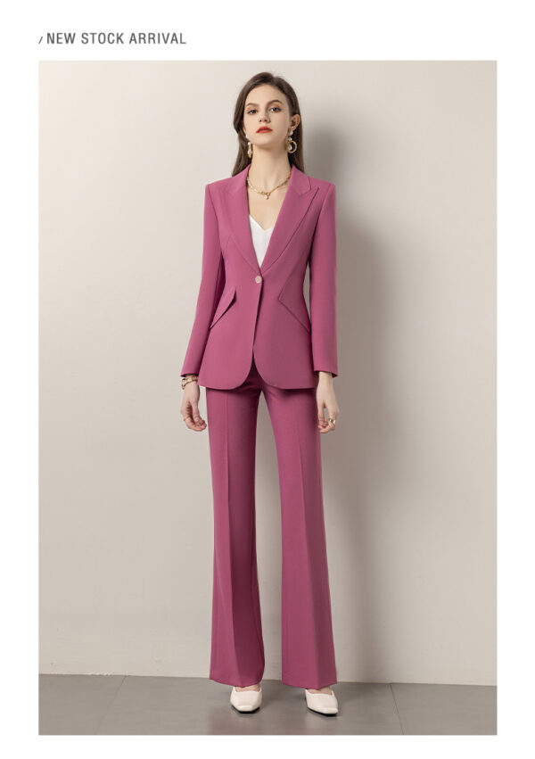 Spring Rose Red Suit Women - Image 4