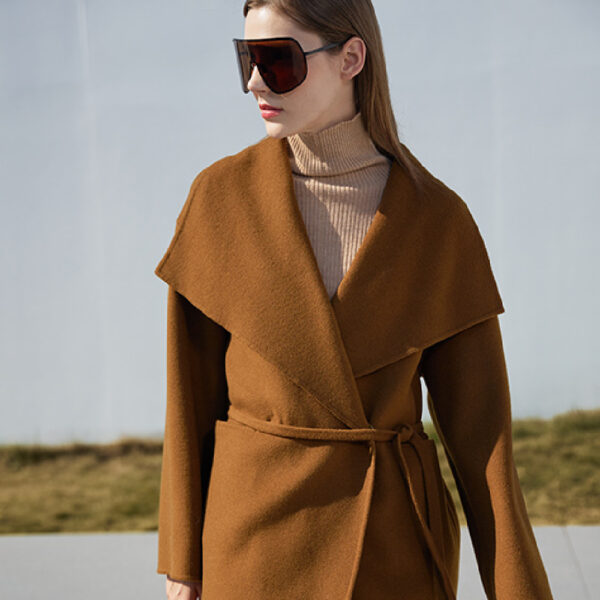 Women's Medium Long Reversible Coat - Image 2