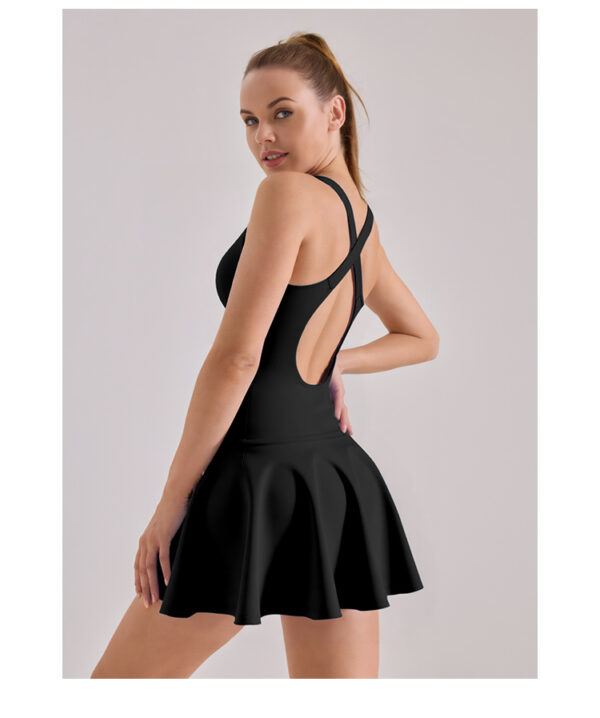 High-stretch Dresses, New Summer Nude Anti-walking Sports Dresses - Image 6